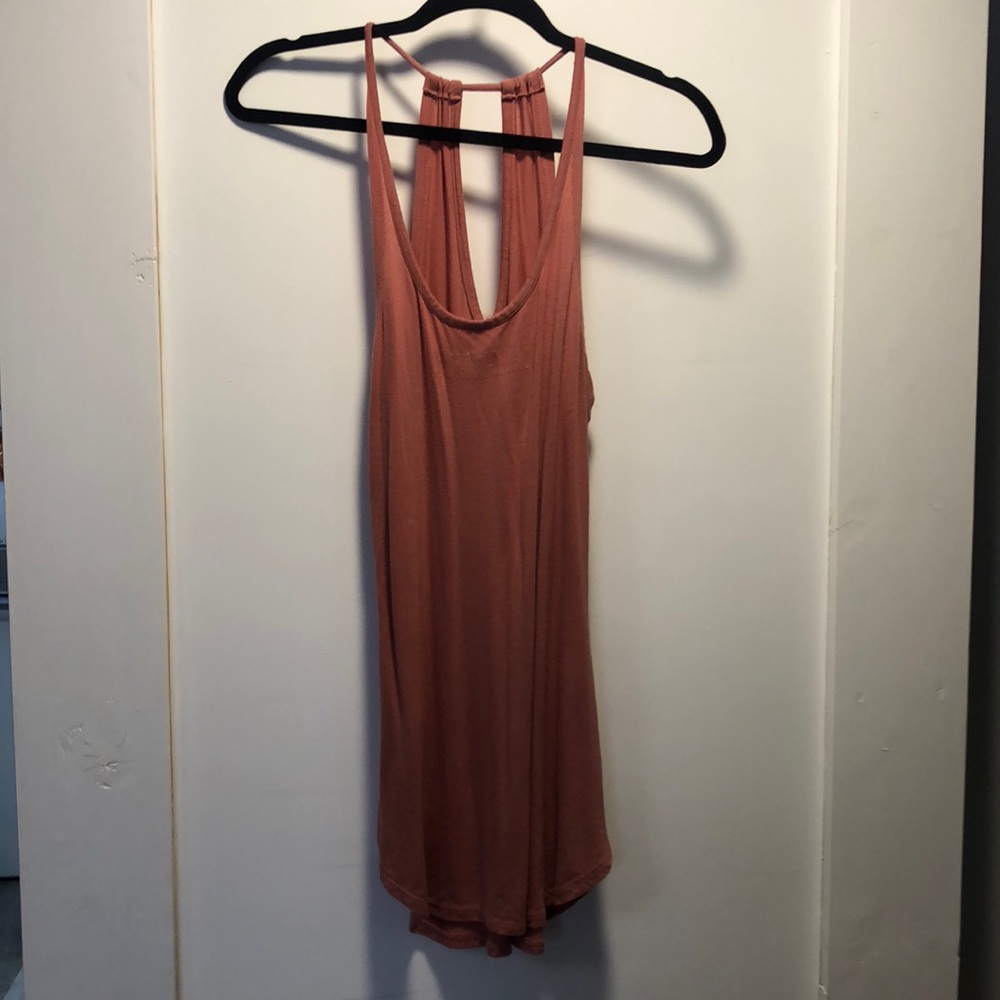 Gymshark long workout tank.